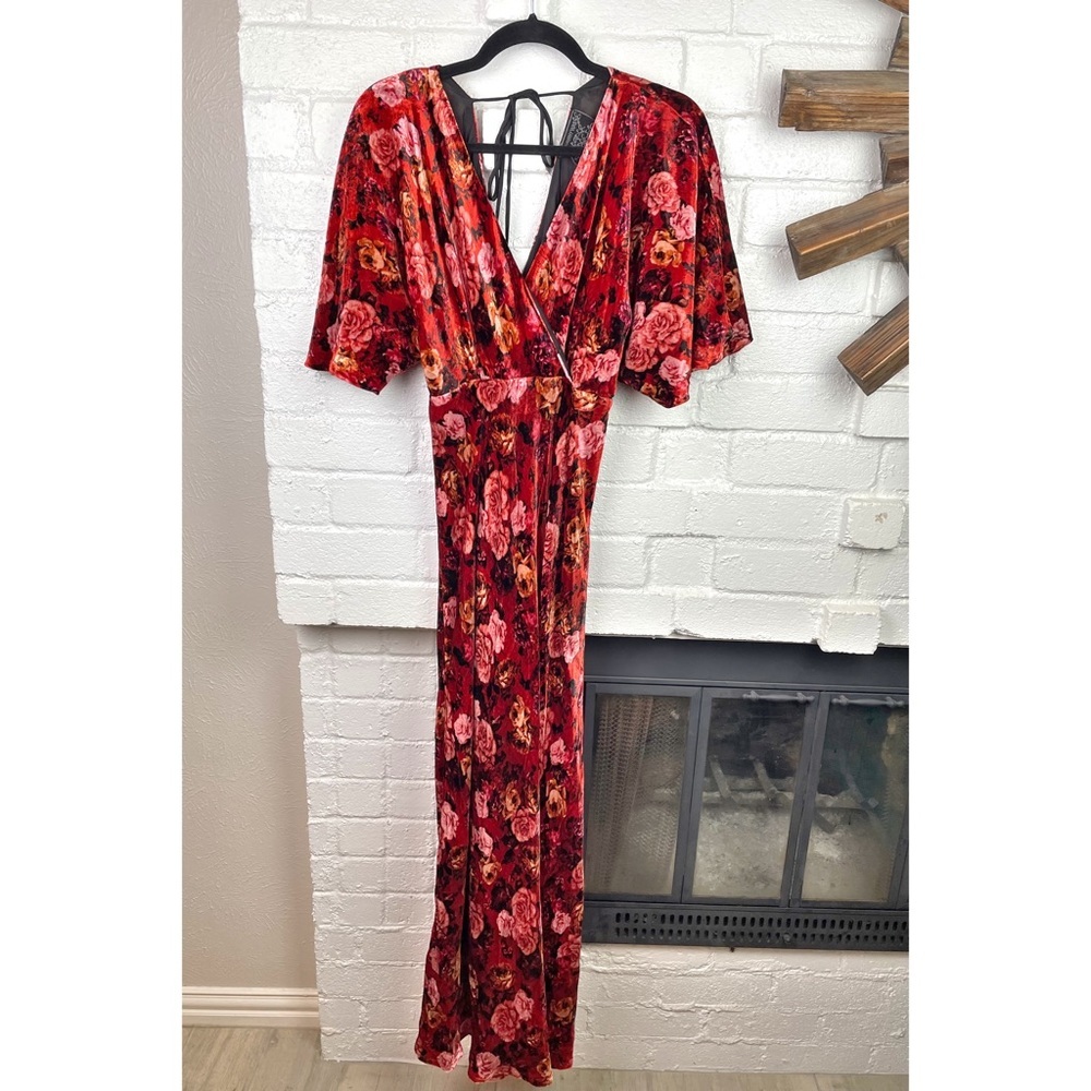 NWT Johnny Was Alanis Velvet Maxi Dress
